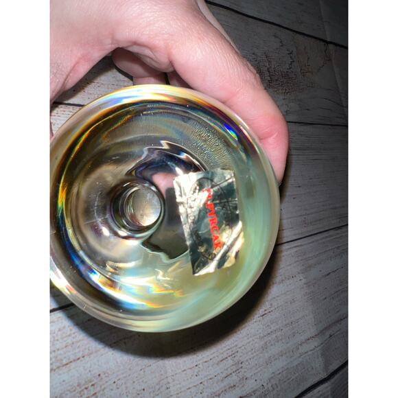 Confetti Hand Blown Candle Holder Votive Great Condition - Picture 8 of 12